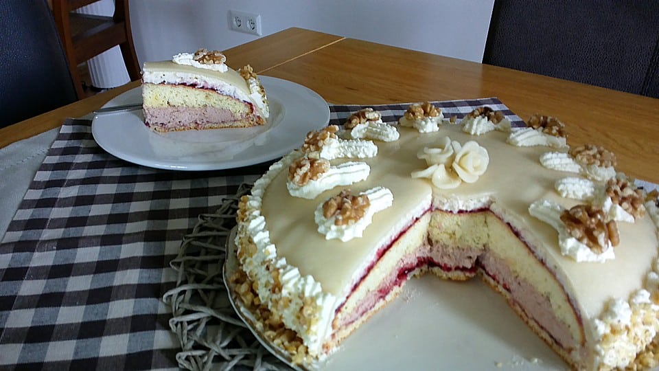 Walnuss Marzipan Torte Einfach Nur Lecker