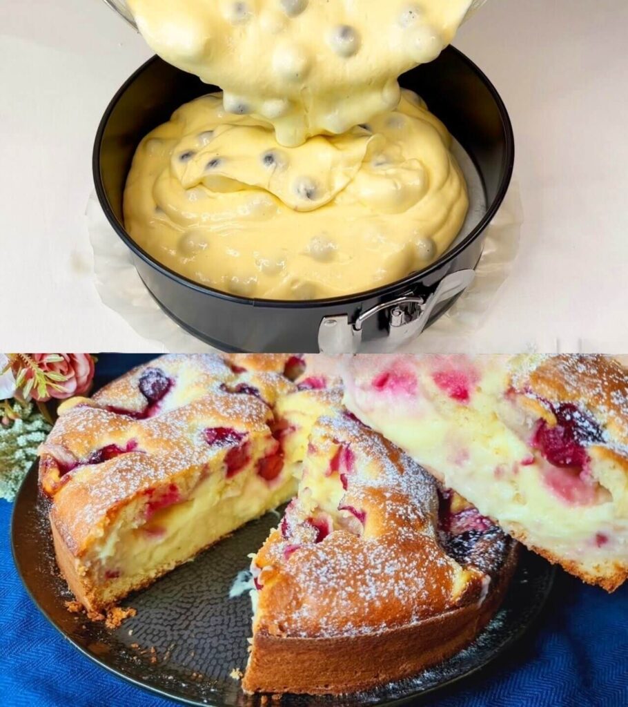 Blitz Kirschkuchen mit Vanillepudding - Einfach Nur Lecker